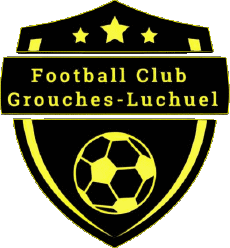 Sports FootBall Club France Logo Hauts-de-France 80 - Somme FC Grouches Luchuel 
