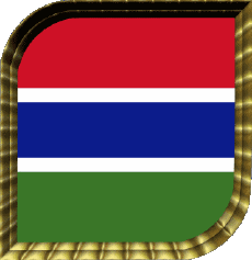 Drapeaux Afrique Gambie Carré 