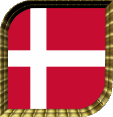 Drapeaux Europe Danemark Carré 