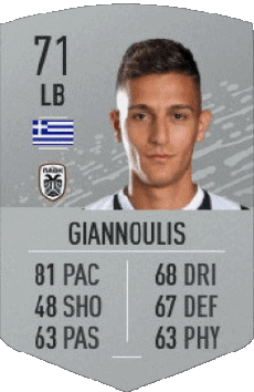 Multimedia Vídeo Juegos F I F A - Jugadores  cartas Grecia Dimitri Giannoulis 