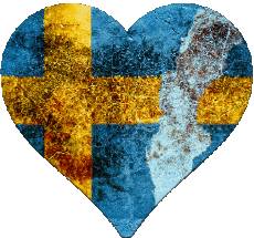 Banderas Europa Gamuza Corazón 