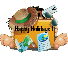 Messages English Happy Holidays Transparent Background 13 