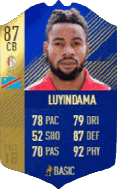 Multi Média Jeux Vidéo F I F A - Joueurs Cartes Congo Christian Luyindama 