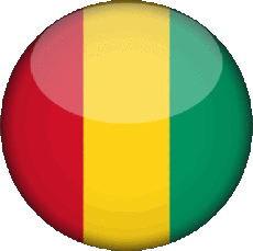 Fahnen Afrika Guinea Runde 