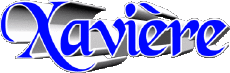 Vorname WEIBLICH - Frankreich X Xavière 
