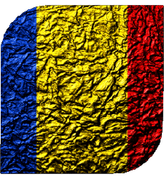 Flags Europe Romania Square 