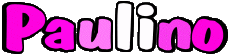 Prénoms MASCULIN - Espagne P Paulino 