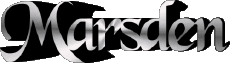 First Names MASCULINE -  UK - USA - IRL - AUS - NZ M Marsden 