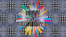 Nachrichten Englisch Happy Birthday Abstract - Geometric Animierter Hintergrund 004 