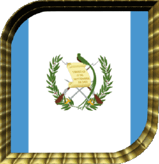 Bandiere America Guatemala Quadrato 