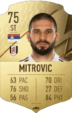 Multi Media Video Games F I F A - Card Players Serbia Aleksandar Mitrovic 