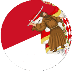 Drapeaux Europe Monaco Sphere - Cube 