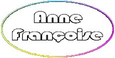 Nome FEMMINILE - Francia A Composto Anne Françoise 