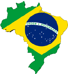 Fahnen Amerika Brasilien Verschiedene 