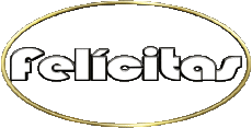 Prénoms FEMININ - Espagne F Felícitas 