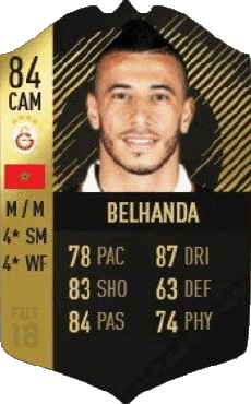 Multimedia Vídeo Juegos F I F A - Jugadores  cartas Marruecos Younès Belhanda 