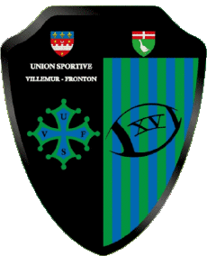 Sport Rugby Club Frankreich Logo Dept 31 US Villemur Fronton 