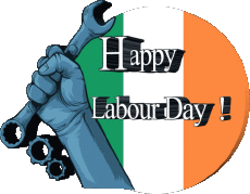 Mensajes Inglés Happy Labour Day Ireland 