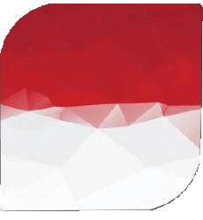 Drapeaux Asie Indonésie Carré 