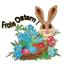Mensajes Alemán Frohe Ostern 02 