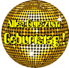 Messages Allemand Alles Gute zum Geburtstag Zusammenfassung - geometrisch Fond Transparent 013 