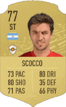 Multi Média Jeux Vidéo F I F A - Joueurs Cartes Argentine Ignacio Scocco 