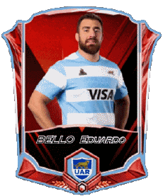 Sportivo Rugby - Giocatori Argentina Squadra 2025 BELLO Eduardo 
