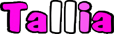 Vorname WEIBLICH - Frankreich T Tallia 