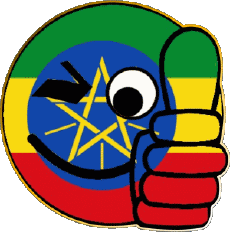 Bandiere Africa Etiopia Faccina - OK 