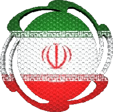 Bandiere Asia Iran Forma 01 