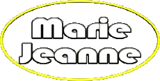 First Names FEMININE - France M Composed Marie Jeanne 