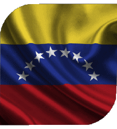 Banderas América Venezuela Plaza 