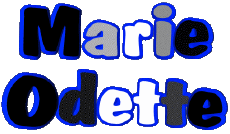 Vorname WEIBLICH - Frankreich M Zusammengesetzter Marie Odette 