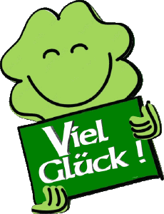Messages German Viel Glück Transparent Background 03 