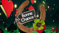 Mensajes Francés Bonne Chance Fondo animado 003 