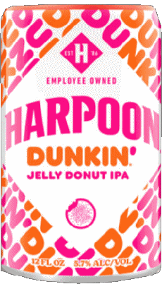 Jelly Donut IPA-Bevande Birre USA Harpoon Brewery Jelly Donut IPA