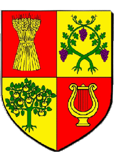 Blason-Drapeaux France Départements - Villes 45 INGRE 