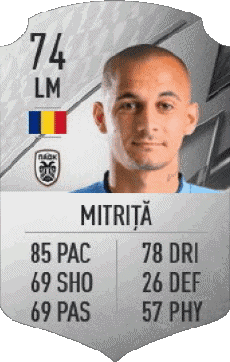 Multimedia Videospiele F I F A - Karten Spieler Rumänien Alexandru Ionut Mitrita 