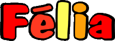 Vorname WEIBLICH - Frankreich F Félia 
