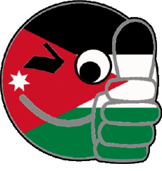 Banderas Asia Jordania Smiley - OK 