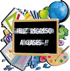 Messages Spanish Feliz Regreso a Clases Transparent Background 002 