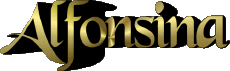 Nome FEMMINILE - Spagna A Alfonsina 