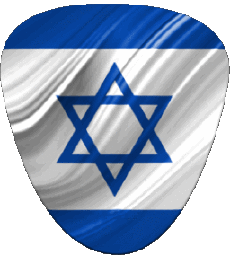 Drapeaux Asie Israël Forme 01 
