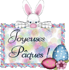 Mensajes Francés Joyeuses Pâques 16 