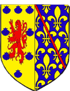 Banderas Francia Departamentos - Ciudades 03 BOURBON L ARCHAMBAULT 