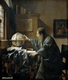 Humor -  Fun Morphing - Sehen Sie aus wie Maler Künstler Eindämmung Covid Kunst Nachbildungen Getty Herausforderung - Johannes  Vermeer 