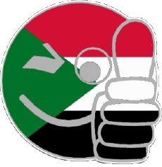 Banderas África Sudán Smiley - OK 