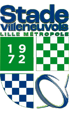 Sport Rugby Club Frankreich Logo Dept 59 Stade Villeneuvois Lille Métropole 