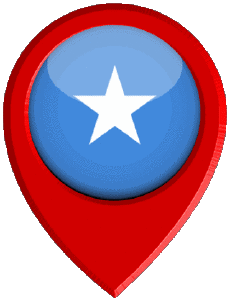 Bandiere Africa Somalia Perno di posizione 