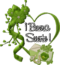 Mensajes Español Buena Suerte Fondo transparente 07 